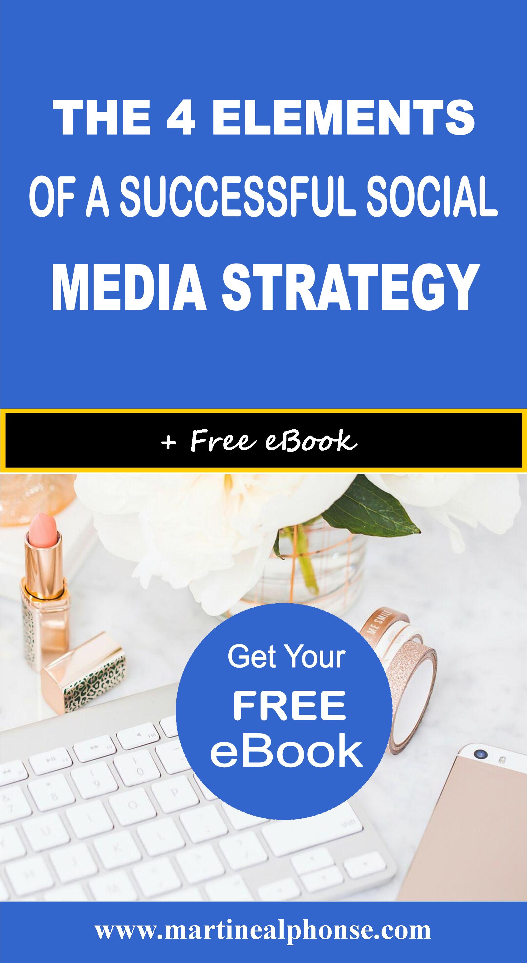 The Four Elements Of A Successful Social Media Strategy - Martine Alphonse